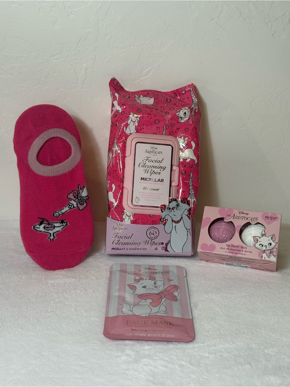 💖 NWT Disney The Aristocats Marie 4-Pc Spa & Beauty Bundle 💖